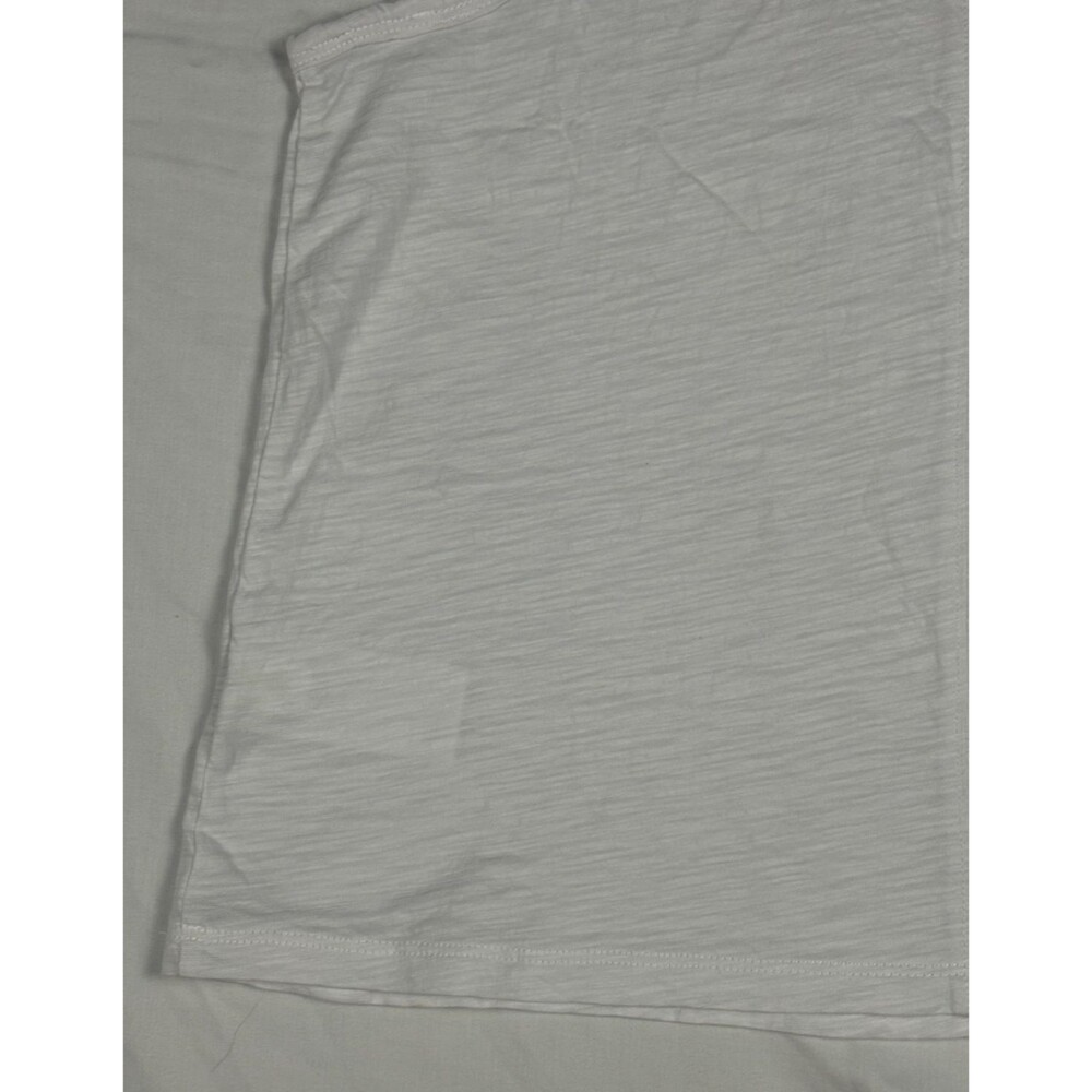 Athleta Essential Slub Tank Top Women’s Small White 100% Cotton Scoop Neck - Picture 9 of 15